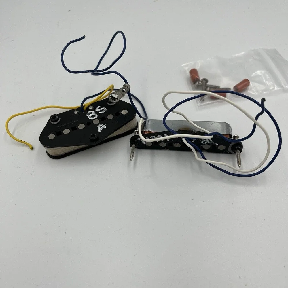 2008 Fender Highway One Telecaster Guitar Pickups Set All Wiring Intact Hardware